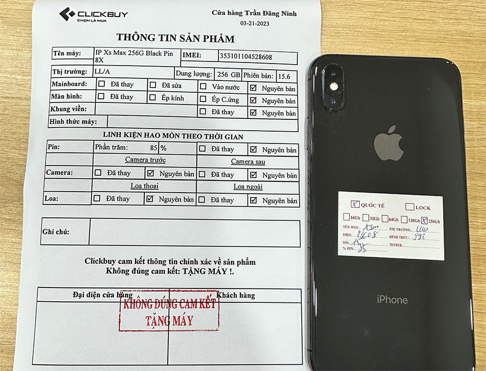 iPhone Xs MAX 256GB cũ đẹp 99%