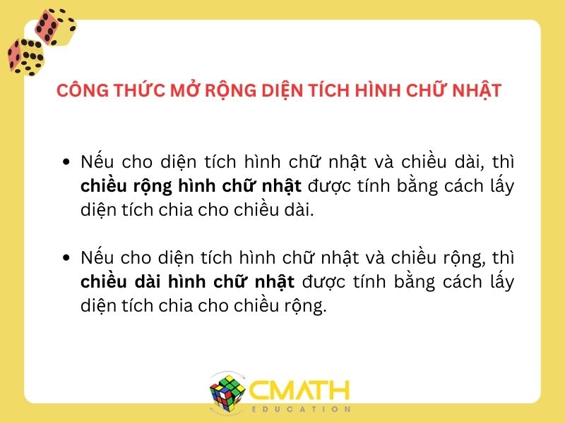 Hướng dẫn tính diện tích hình vuông, hình chữ nhật Toán lớp 3