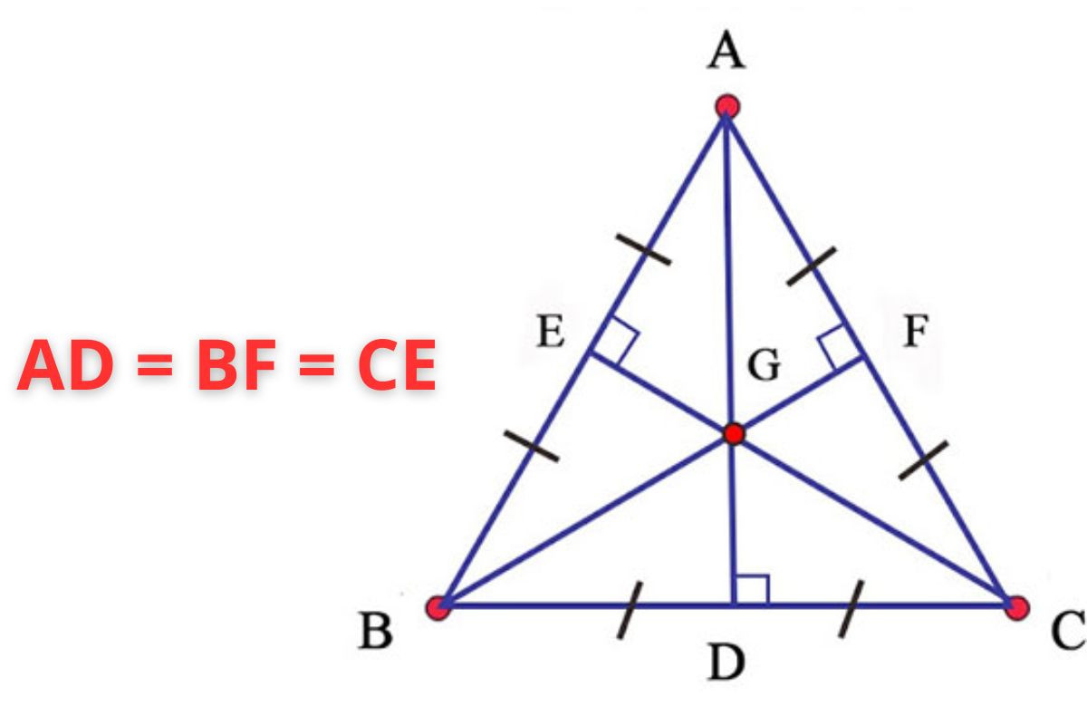 Đường trung tuyến là gì? Tính chất và cách tính dễ nhớ nhất cho học sinh