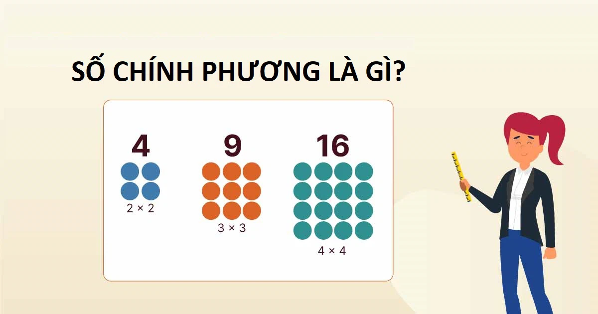 Số chính phương là gì? Cách biết một số là số chính phương và ví dụ minh họa