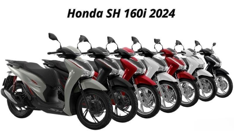 Honda SH 2024 có mấy màu?