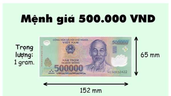 Tờ tiền 500k 1 cọc tiền, xấp tiền 500k có bao nhiêu tờ?