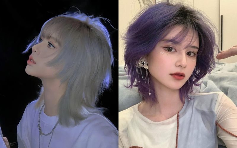 15+ kiểu tóc mullet layer wolfcut đẹp cá tính hot trend 2024