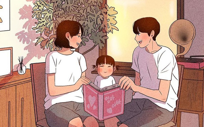 Trọn Bộ Ảnh Anime Gia Đình Hạnh Phúc, Độc Đáo Nhất Trong Thế Giới Hoạt Hình