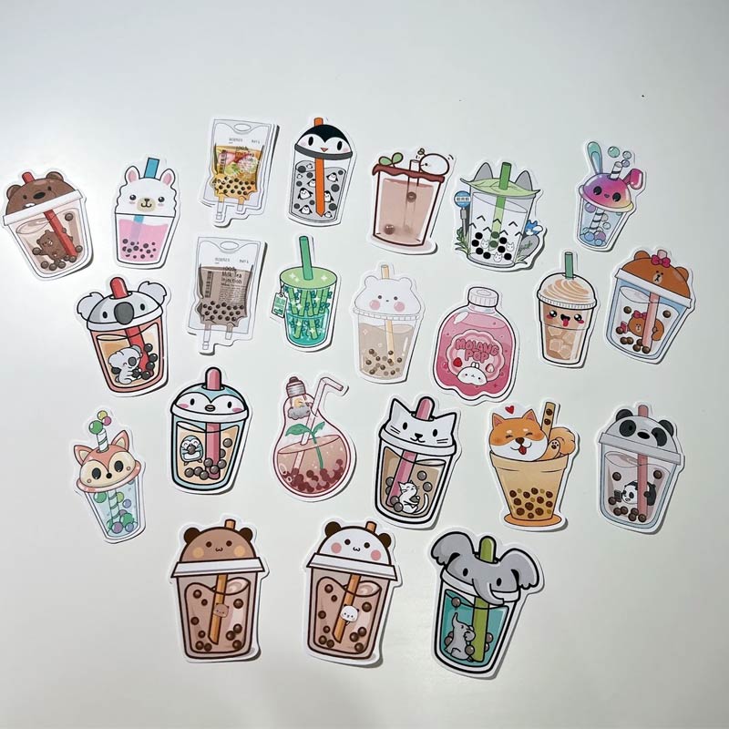 [Sưu tầm] 100+ Hình vẽ sticker cute trà sữa cực hot