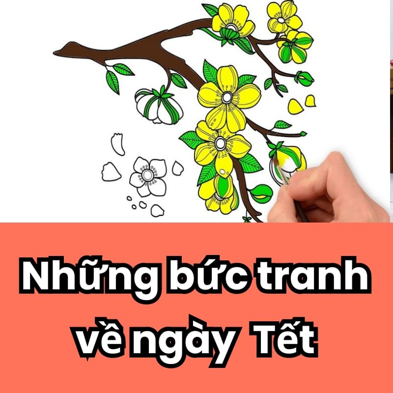 Những bức tranh về ngày Tết lễ hội đẹp và ý nghĩa