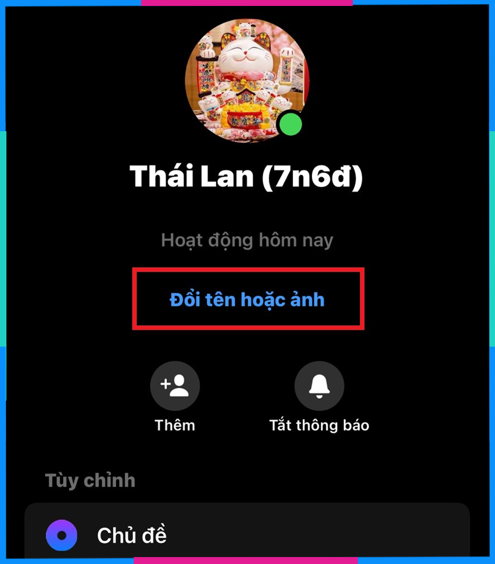 Cách thay đổi ảnh nhóm trên Messenger bằng máy tính, điện thoại