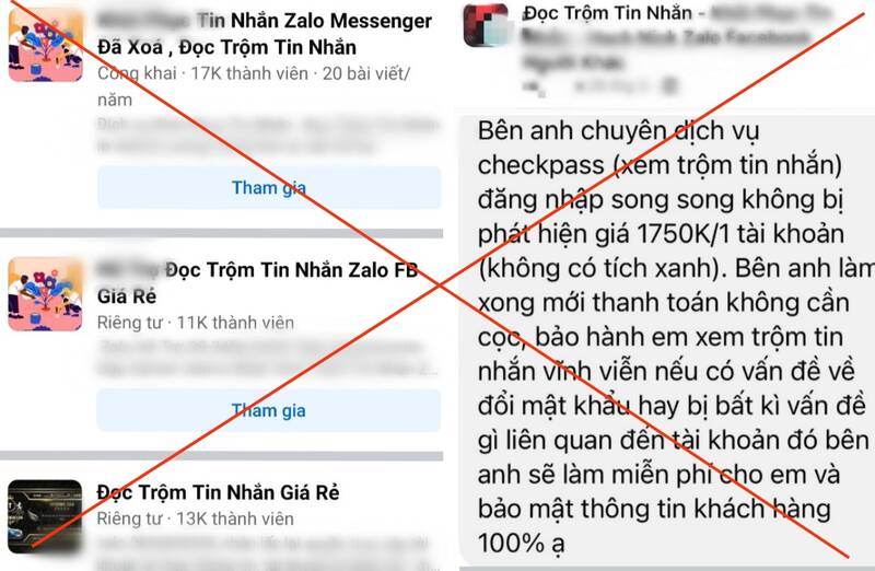 Kiếm tiền triệu từ nghề phá nick, đọc trộm tin nhắn Facebook