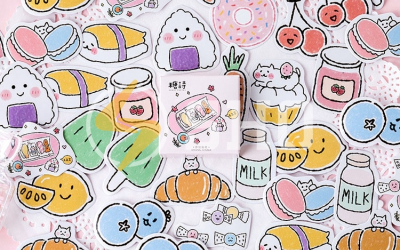 Hướng dẫn vẽ hình sticker cute về đồ ăn đơn giản nhất 2023