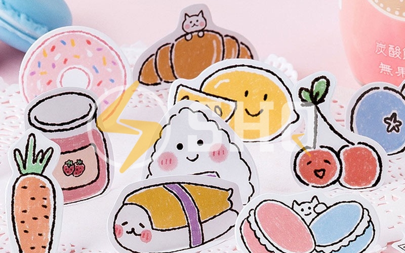 Hướng dẫn vẽ hình sticker cute về đồ ăn đơn giản nhất 2023