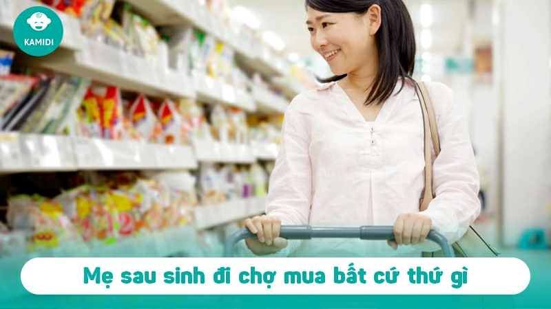 Tại sao bà đẻ nên đi chợ mở hàng sau sinh?