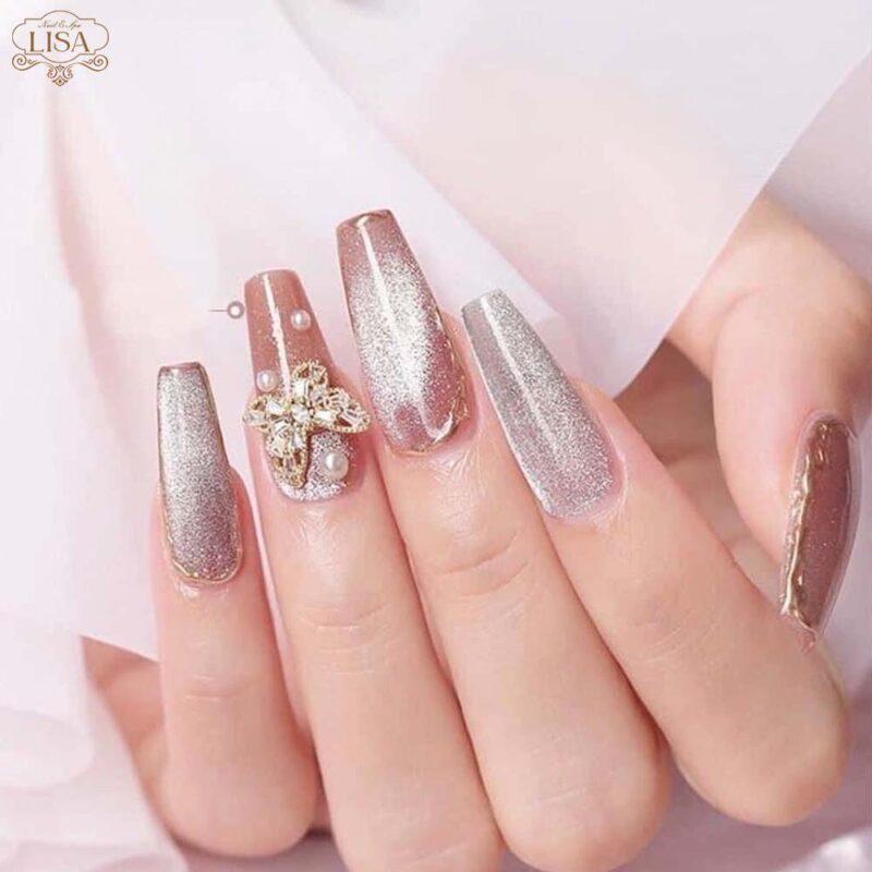 55+ Mẫu nail đính nơ đẹp đơn giản cho nàng xinh lung linh