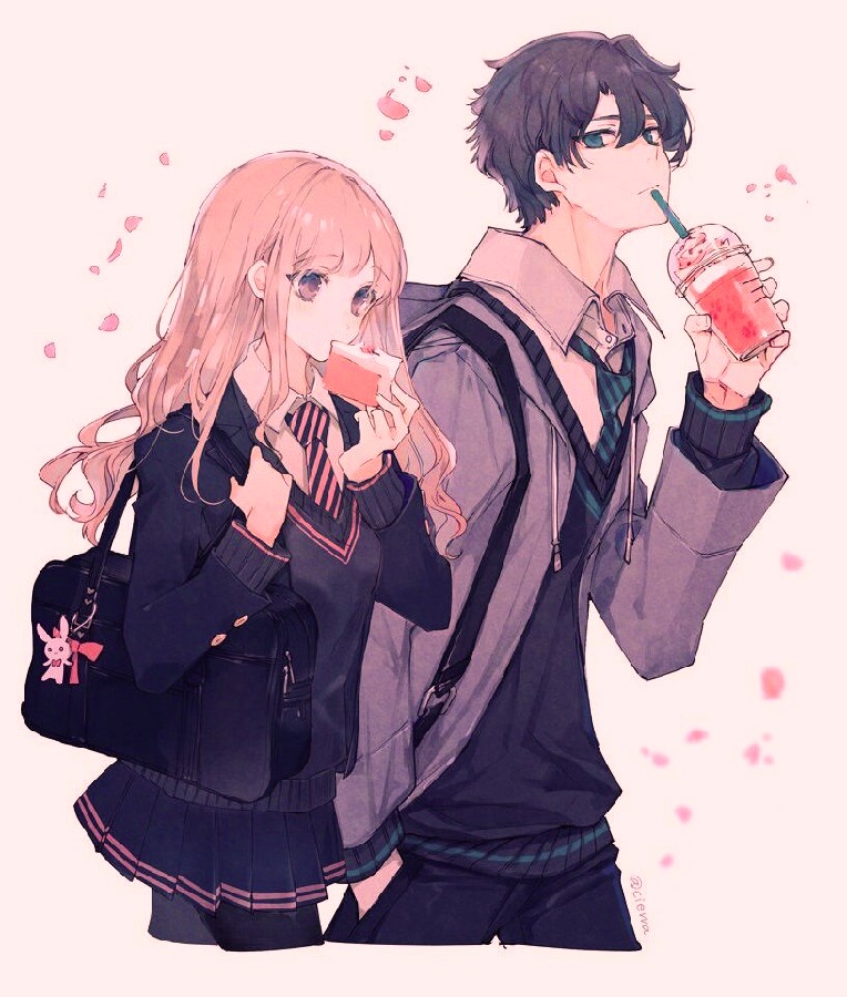 Ảnh anime couple: Lạc bước vào thế giới ngọt ngào của các cặp tình nhân