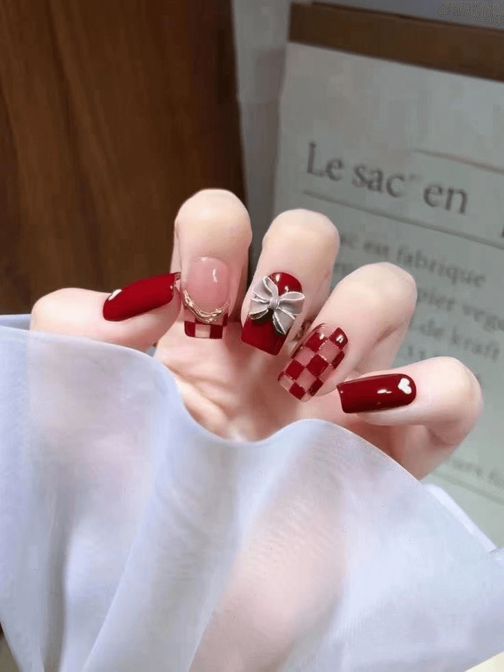 111+ Mẫu Nail Tết cực đẹp cho nàng đón xuân 2024