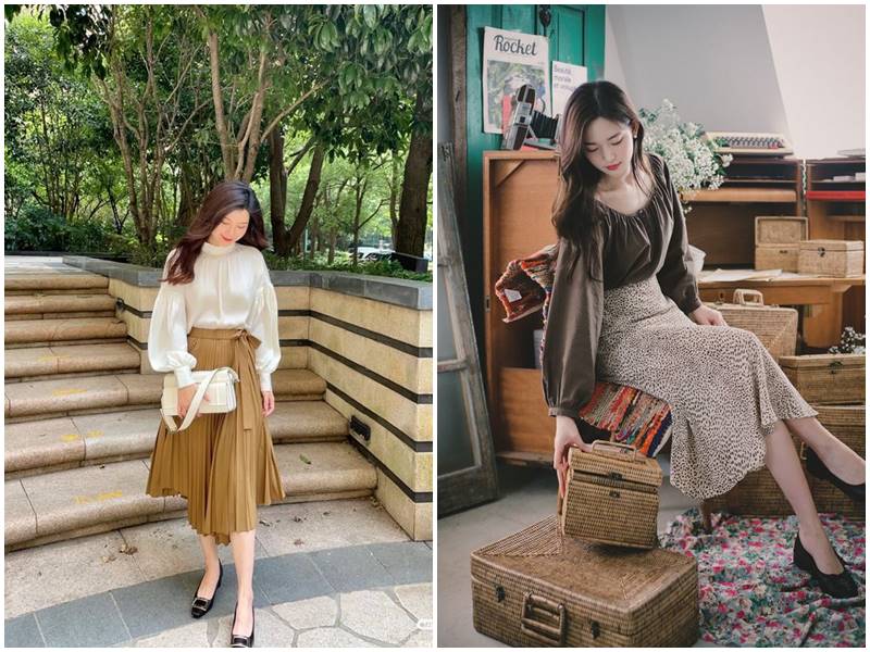 30 mẫu áo kiểu nữ đẹp giúp nàng phối đồ chuẩn fashionista