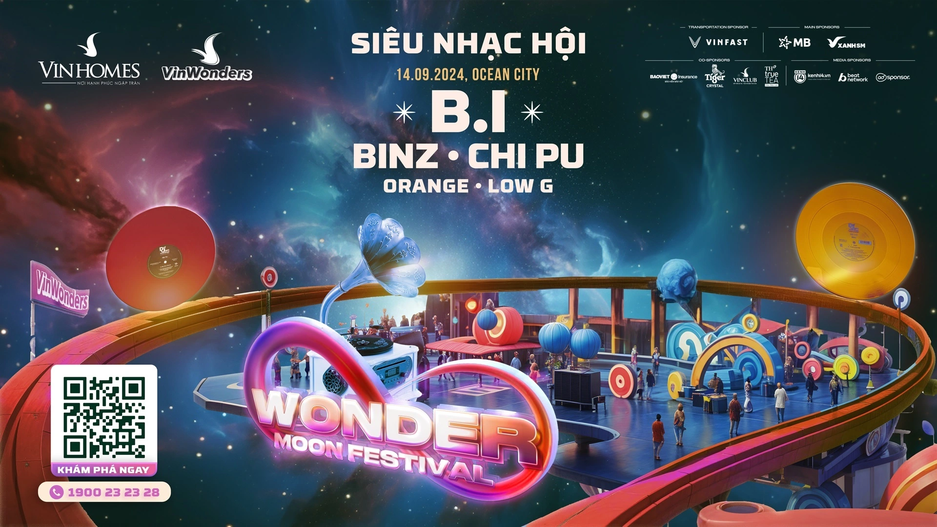 8WONDER Moon Festival ủng hộ doanh thu bán vé khắc phục hậu quả bão Yagi