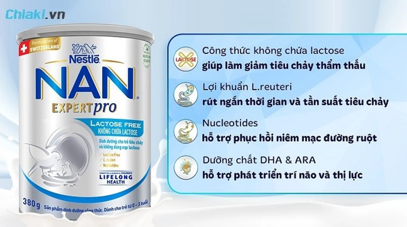 Sữa Nan có mấy loại? Review 13 dòng sữa Nan tốt nhất cho trẻ ở mọi độ tuổi