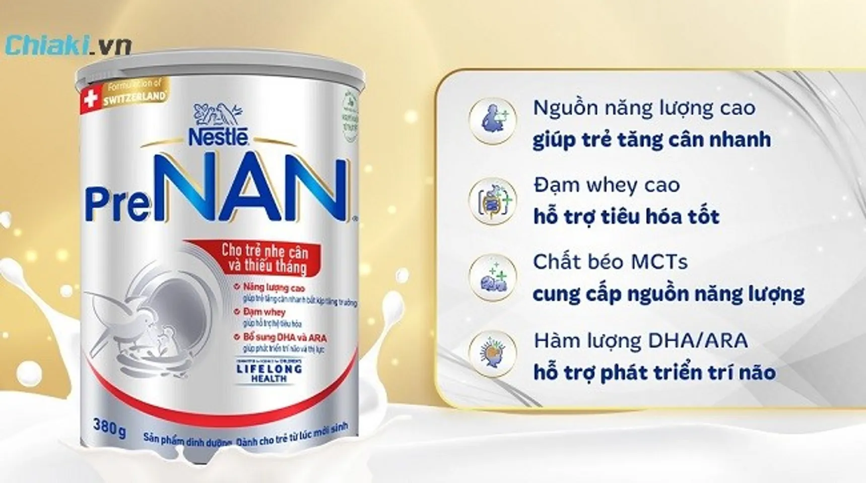 Sữa Nan có mấy loại? Review 13 dòng sữa Nan tốt nhất cho trẻ ở mọi độ tuổi