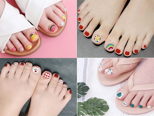 50 mẫu nail móng chân đẹp cập nhật xu hướng HOT trend mới - Stellar Nails & Spa