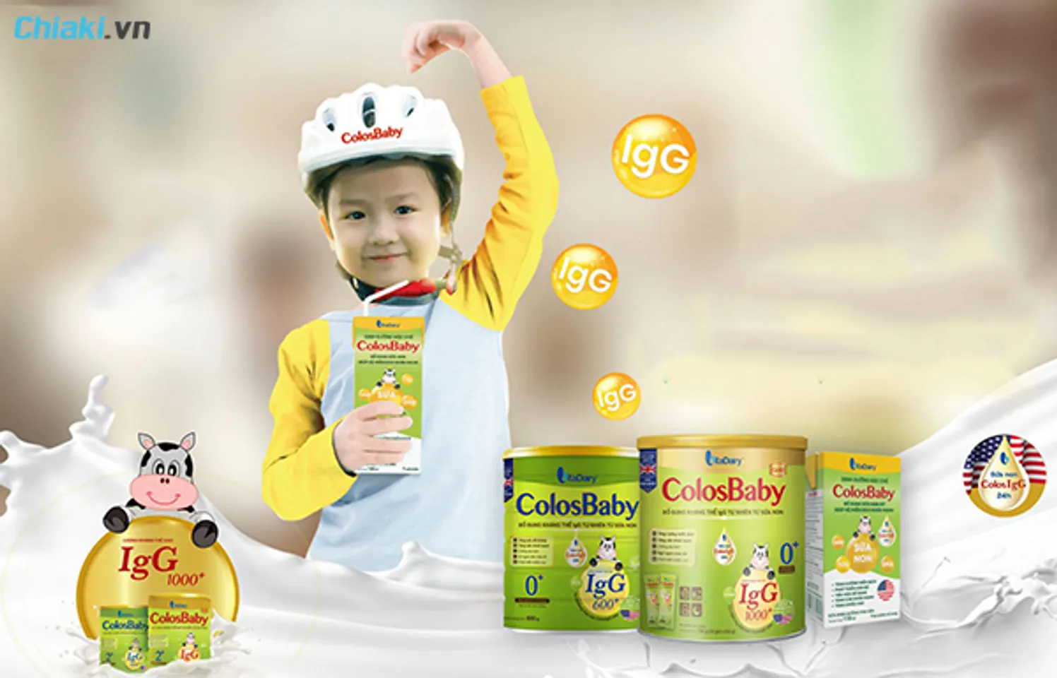 Hướng dẫn cách pha sữa Colosbaby số 0 chuẩn công thức giúp bé hấp thu tốt