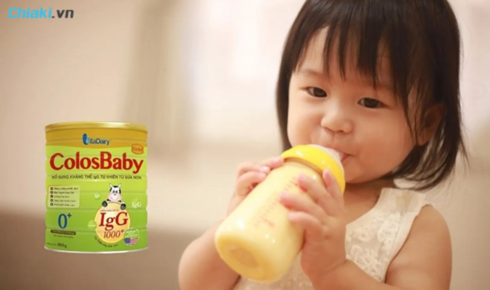 Hướng dẫn cách pha sữa Colosbaby số 0 chuẩn công thức giúp bé hấp thu tốt