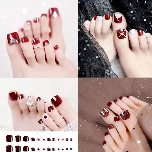 50 mẫu nail móng chân đẹp cập nhật xu hướng HOT trend mới - Stellar Nails & Spa