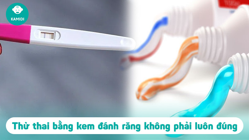 Hướng dẫn mẹ cách thử thai bằng kem đánh răng tại nhà