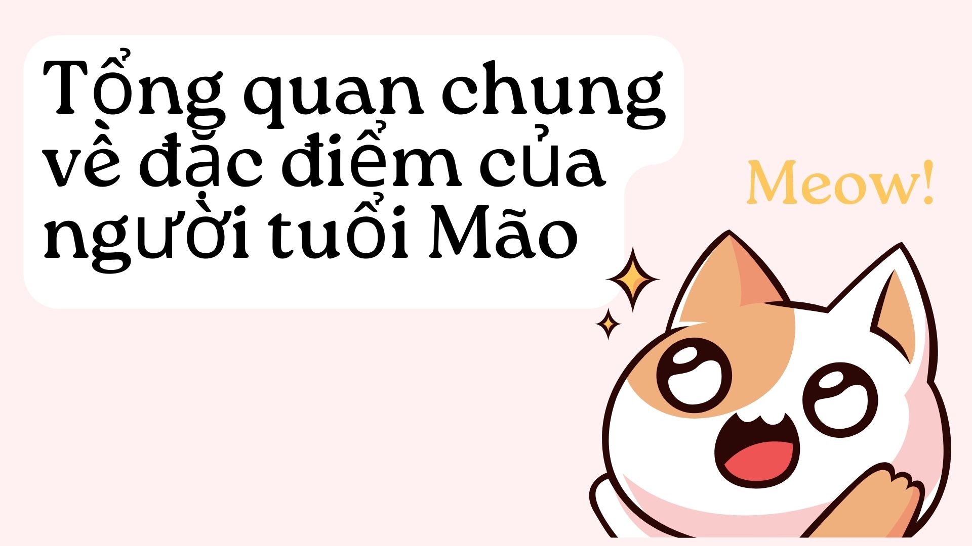 Tuổi mão hợp màu gì ?Tổng quan chung về đặc điểm của người tuổi Mão.