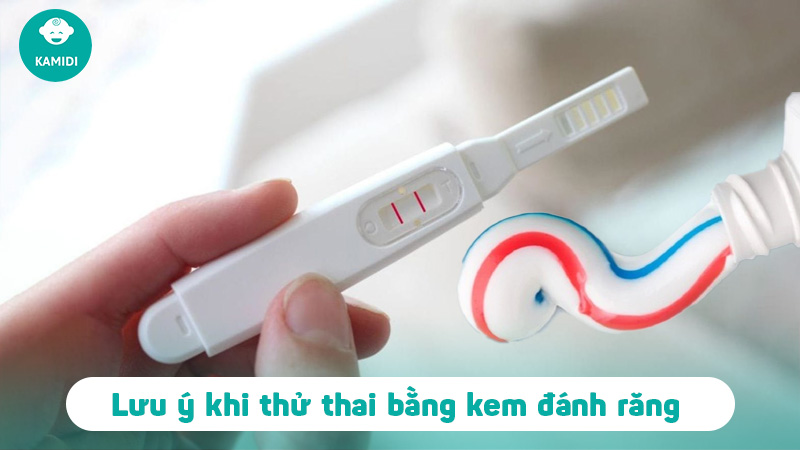 Hướng dẫn mẹ cách thử thai bằng kem đánh răng tại nhà