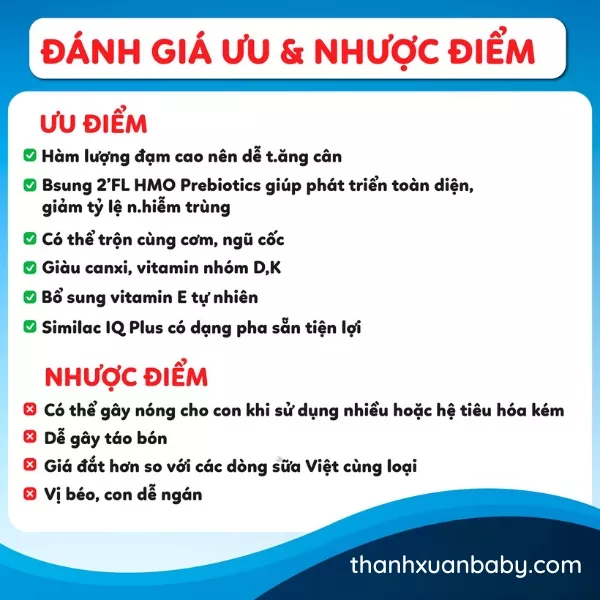 Review sữa Similac: Có mấy loại, có tốt không?