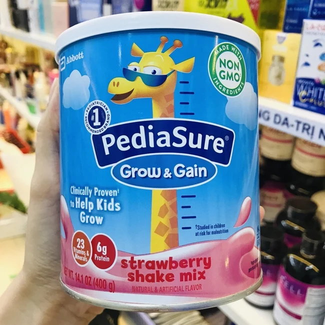 Cách pha sữa Pediasure Mỹ giúp trẻ tăng cân và phát triển toàn diện