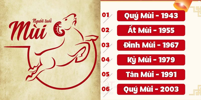 Tuổi mùi hợp màu gì, hợp tuổi nào, hướng phong thủy?