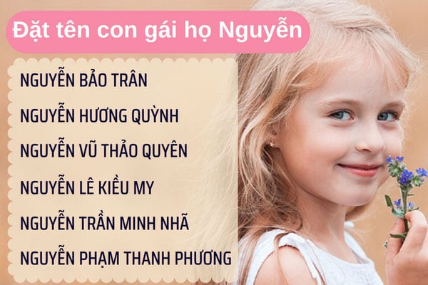 999+ Tên hay cho bé gái đẹp và ý nghĩa, may mắn 2024