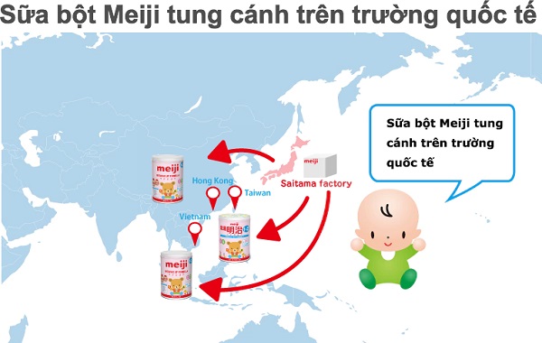 Hướng dẫn cách pha Sữa Meiji Infant Formula dạng thanh nhập khẩu, 0-1 tuổi