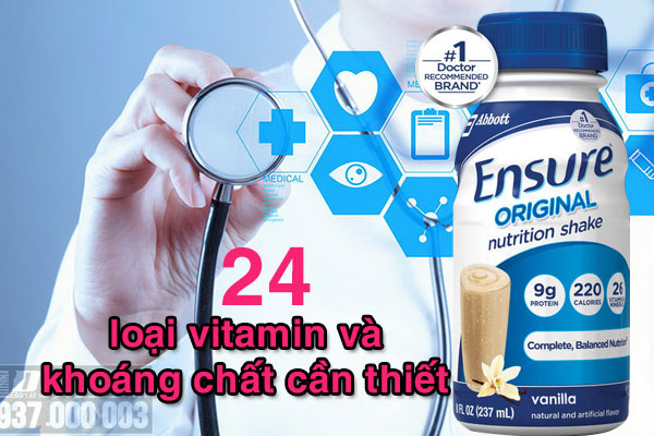 Tác dụng thật sự của sữa Ensure và cách hướng dẫn pha sữa