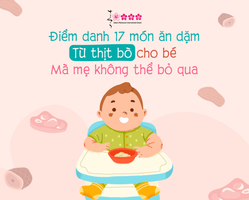 Điểm danh 17 món ăn dặm từ thịt bò cho bé mà mẹ không thể bỏ qua