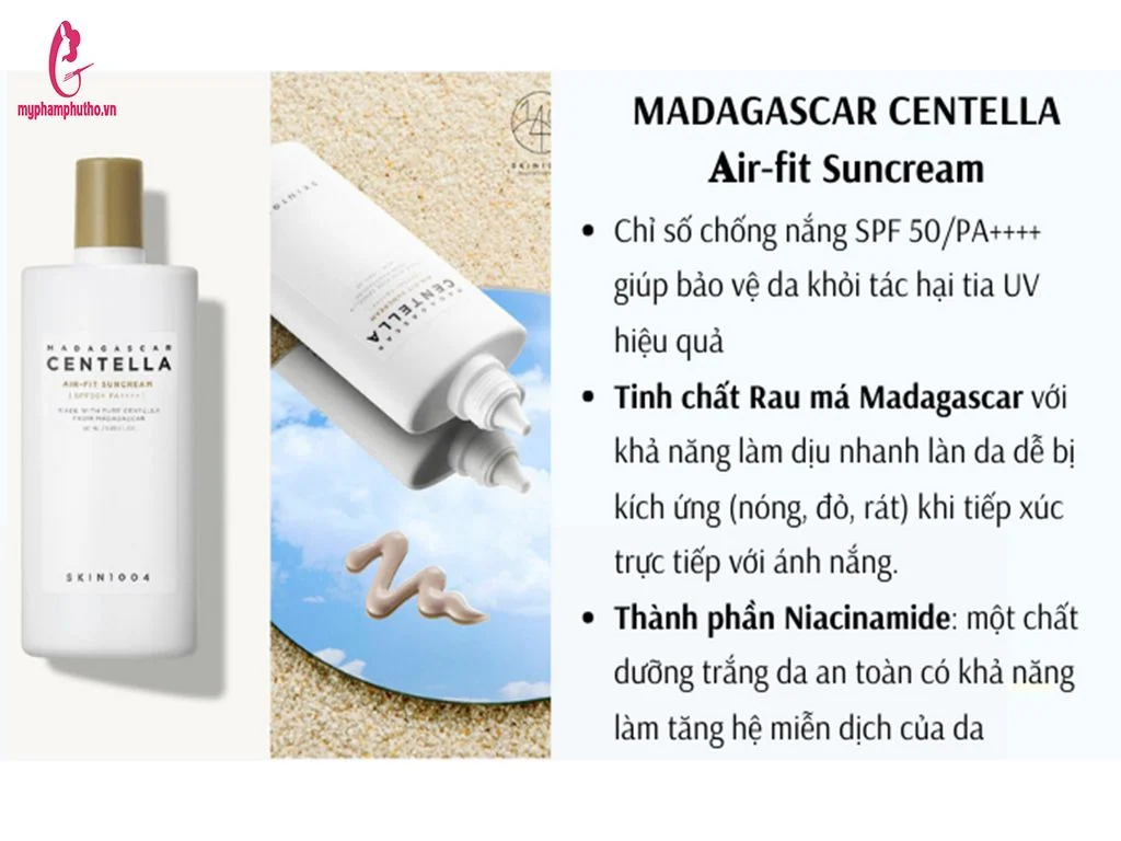 Kem Chống Nắng Skin1004 Madagascar Centella Air-Fit Sun Cream