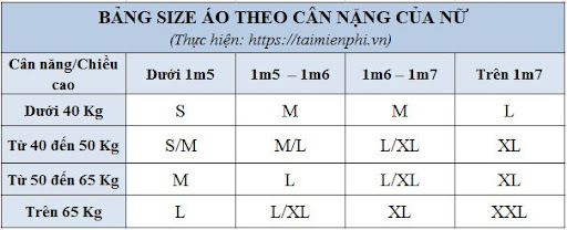 Cách tính size áo chuẩn cho cả nam và nữ