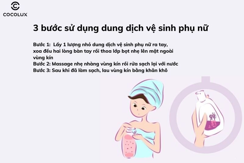 Hướng Dẫn Sử Dụng Dung Dịch Vệ Sinh Phụ Nữ Đúng Cách