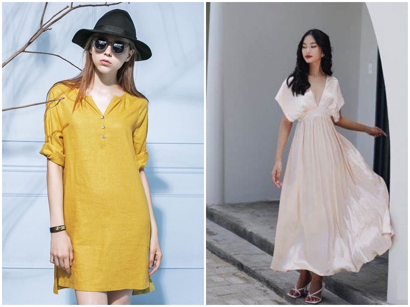 Xu hướng đầm linen suông được chị em yêu thích nhất hiện nay