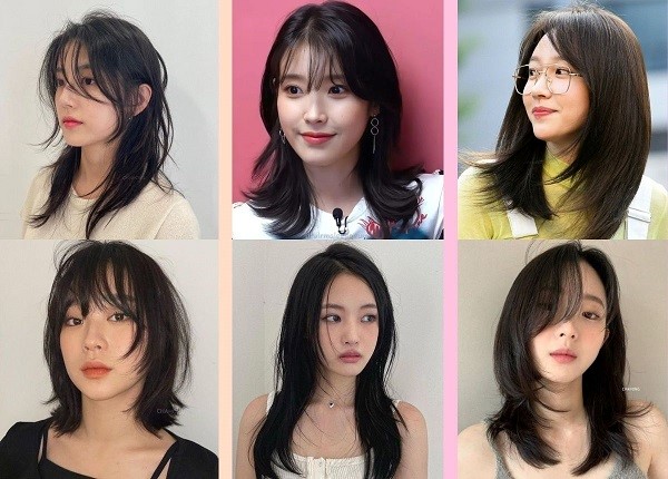 Tổng hợp các kiểu tóc mullet layer nữ có mái hot nhất 2024