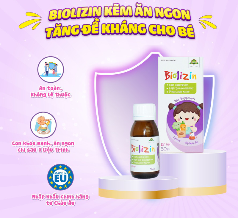 Siro Biolizin có tác dụng gì? Khi nào nên sử dụng?