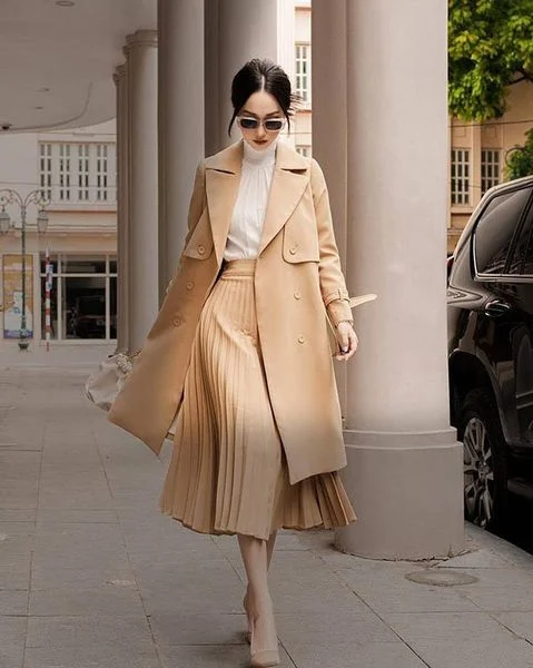 Phối đồ với chân váy dài mặc sao cho chuẩn fashionista?