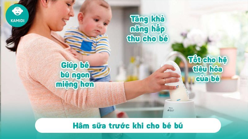 Sữa mẹ mới vắt có cần hâm nóng không?