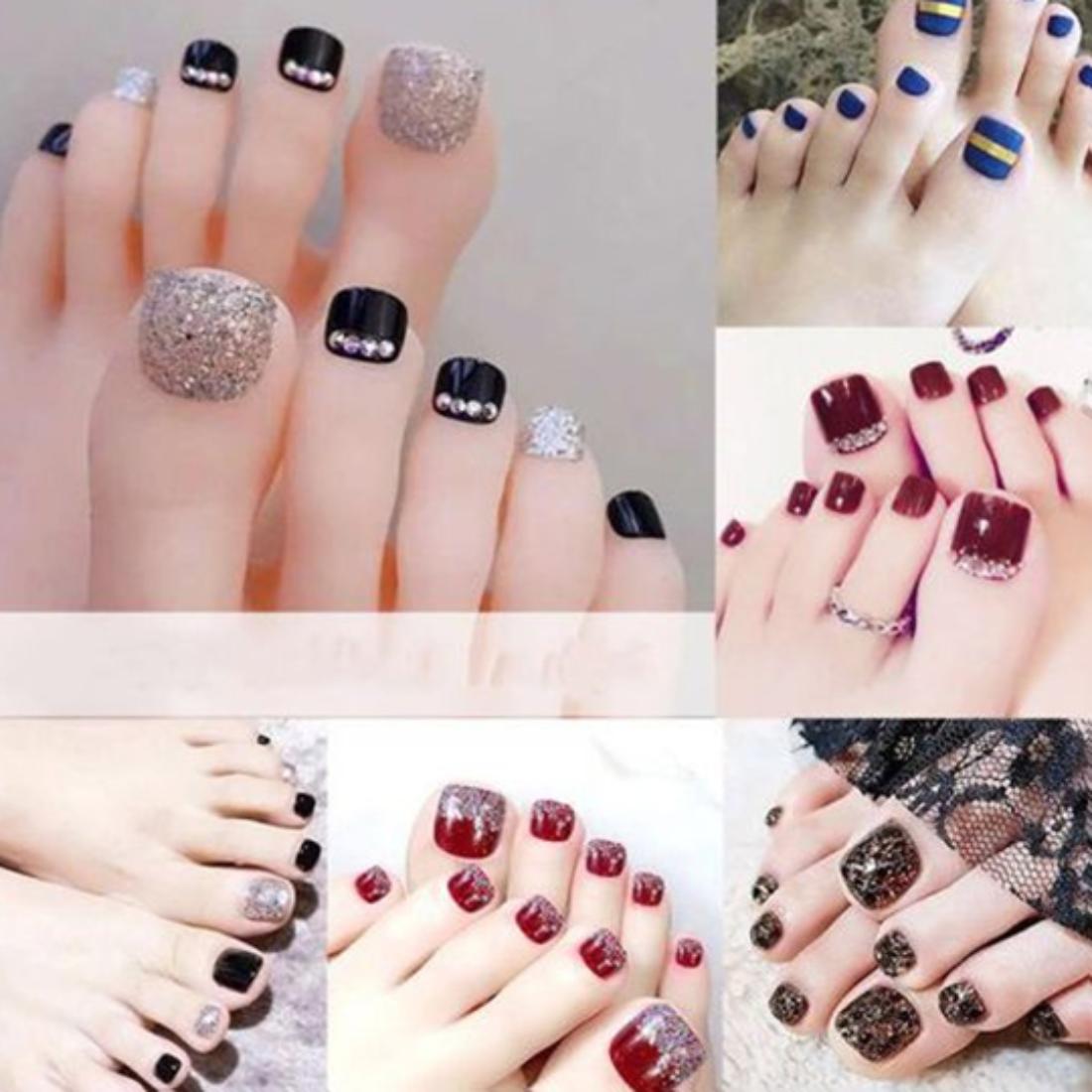 Những mẫu nail chân đẹp đơn giản nhẹ nhàng dẫn đầu xu hướng năm 2024 - xuongnailhongliem