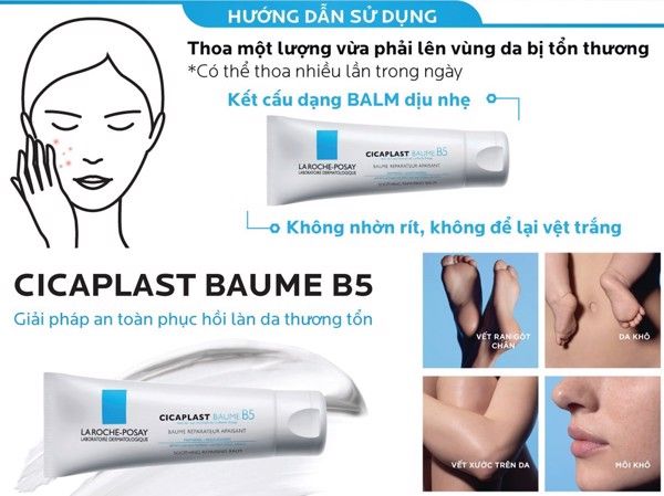 Kem dưỡng La Roche Posay Cicaplast Baume B5 Phục Hồi Da