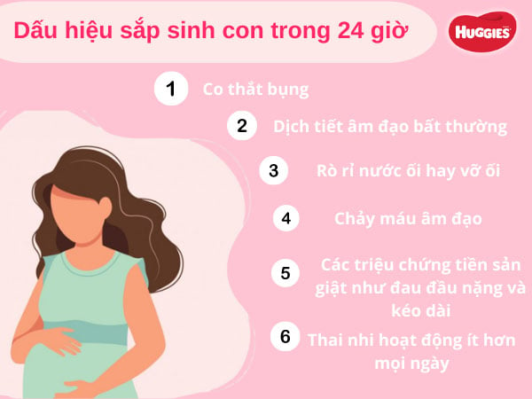 11 dấu hiệu sắp sinh (chuyển dạ) của mẹ bầu trước 1, 2 ngày và 1 tuần