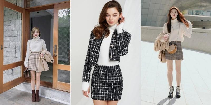 10 cách phối đồ với váy dạ tweed vừa sang chảnh vừa xinh đẹp cho chị em