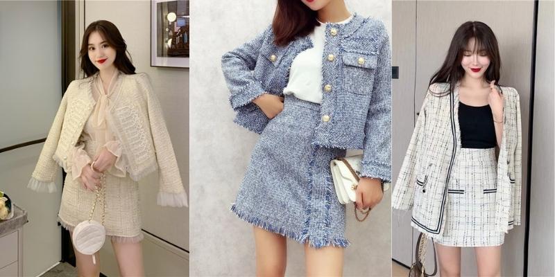 10 cách phối đồ với váy dạ tweed vừa sang chảnh vừa xinh đẹp cho chị em