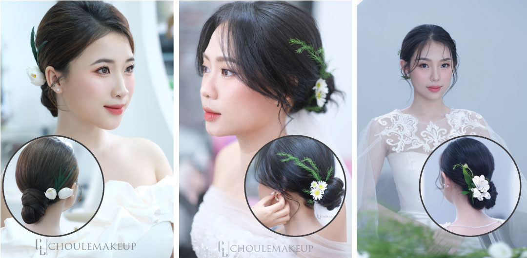 Layout Makeup với Các Kiểu Tóc Búi Cho Cô Dâu Lộng Lẫy Và Thu Hút Mọi Ánh Nhìn Trong Ngày Cưới